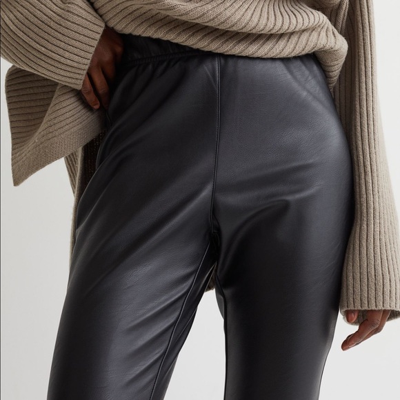 Faux leather leggings/trousers - Picture 2 of 4